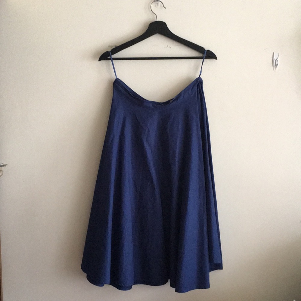 Dark Blue Swing Skirt Size 8